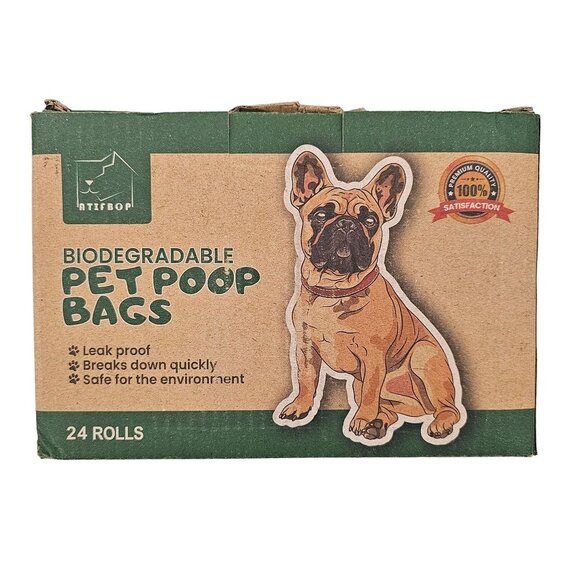 ATIFBOP Biodegradable Pet Poop Bags 24 Rolls Count - Picture 6 of 6